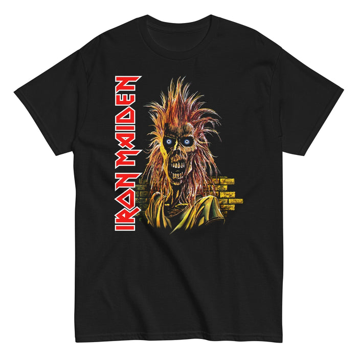 Iron Maiden - Vertical Eddie T-Shirt - Black