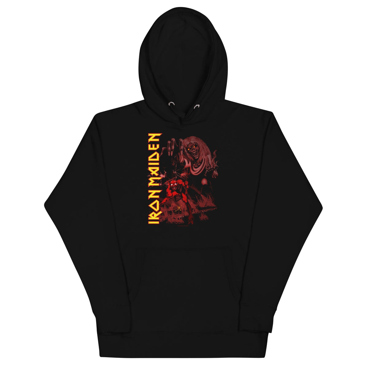 Iron Maiden - Vertical Hell Hoodie - Black