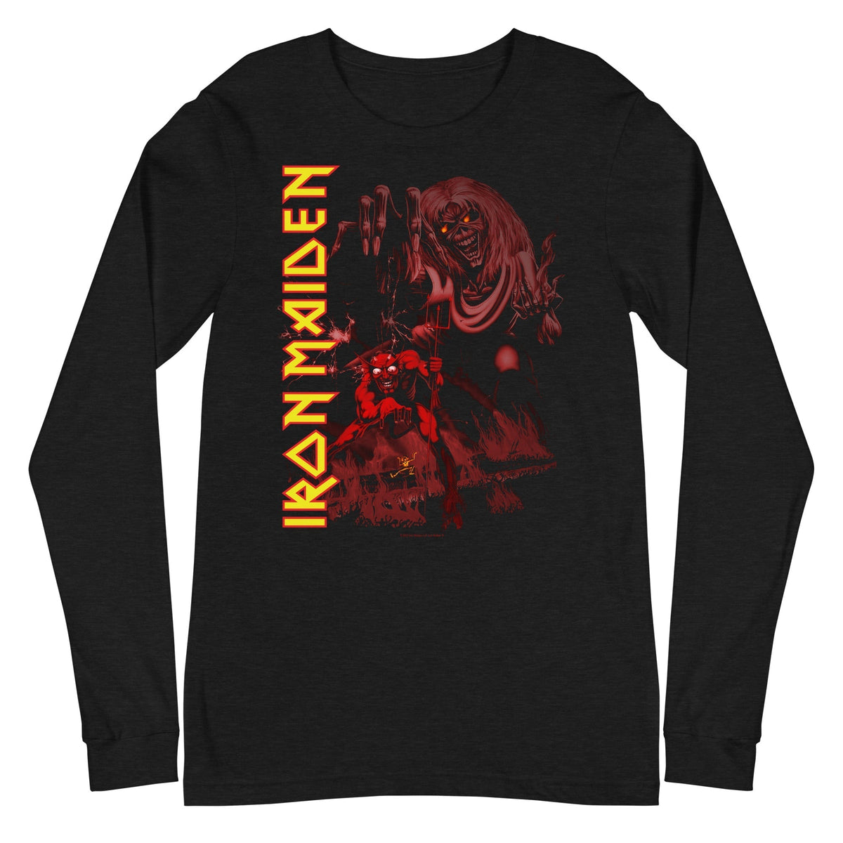 Iron Maiden - Vertical Hell Long Sleeve T-Shirt - Black