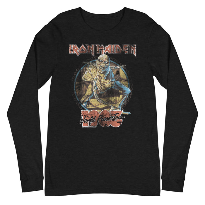 Iron Maiden - World Peace Tour Long Sleeve T-Shirt - Black