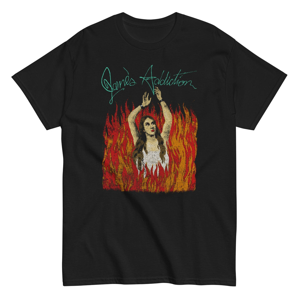 Jane's Addiction - Flames T-Shirt - Black