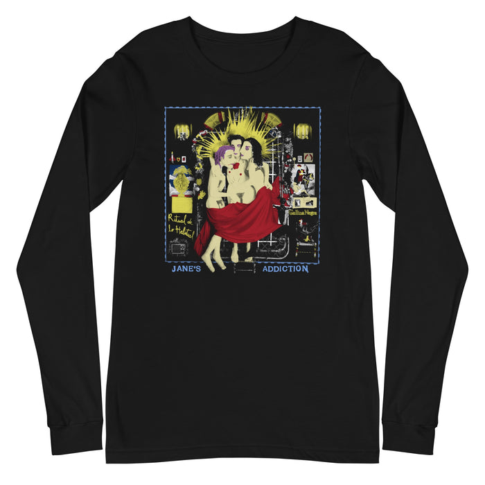 Jane's Addiction - Three Ladies Long Sleeve T-Shirt - Black