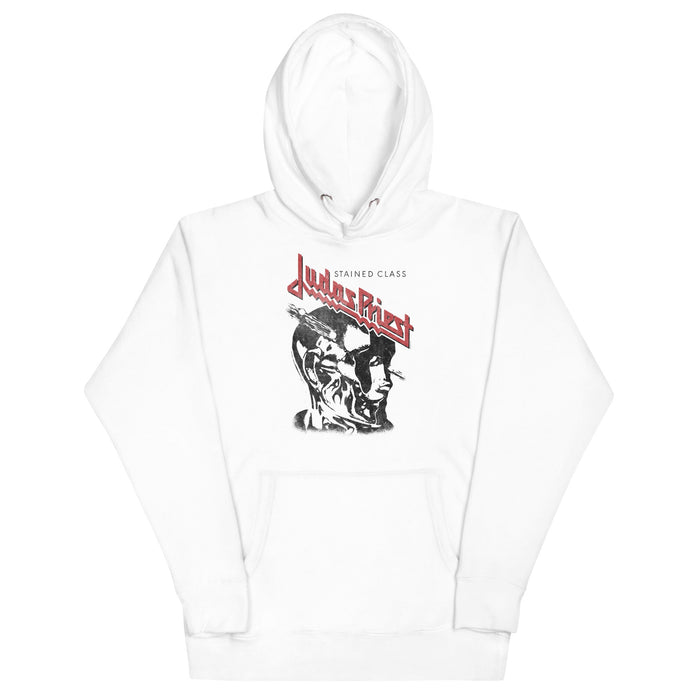 Judas Priest - Look Left Hoodie - White