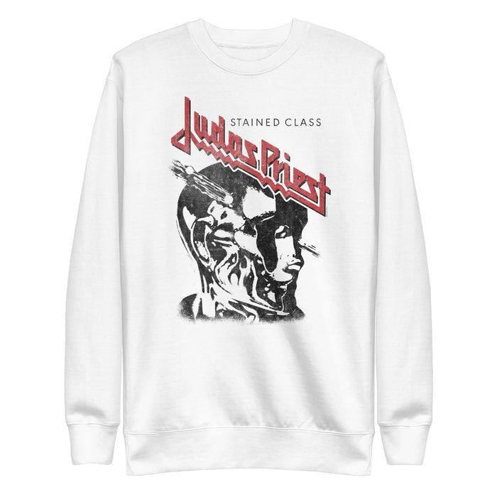 Judas Priest - Look Left Sweatshirt - White