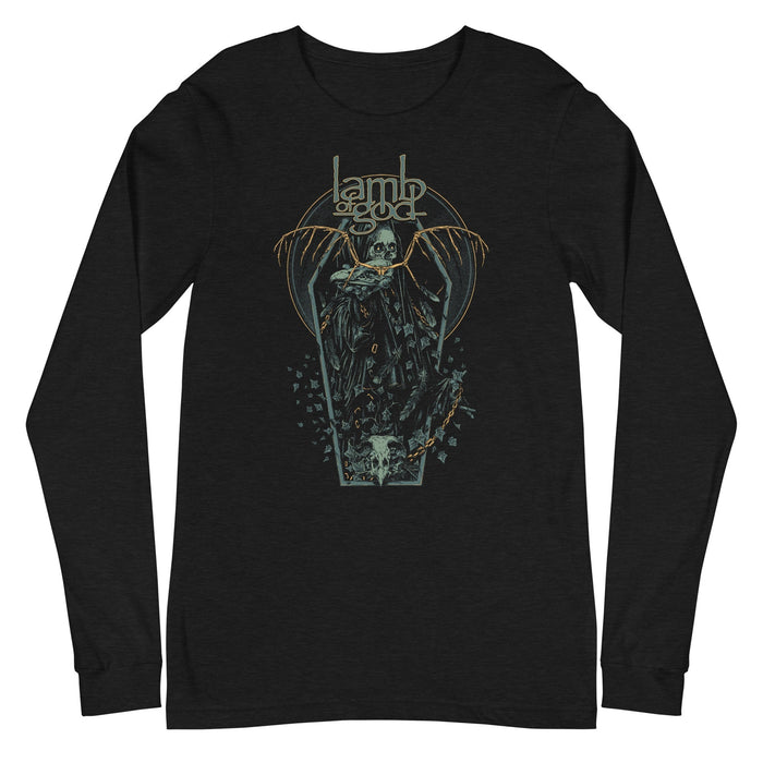 Lamb of God - Casket Long Sleeve T-Shirt - Black