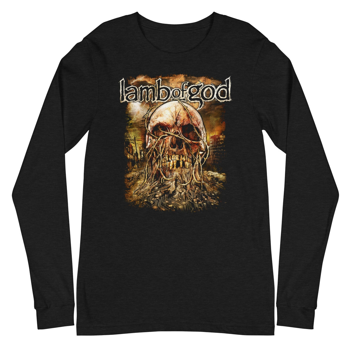 Lamb of God - Circle of Death Long Sleeve T-Shirt - Black