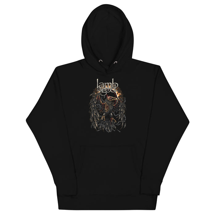 Lamb of God - Delusional Skull Hoodie - Black