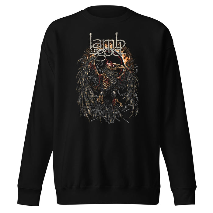 Lamb of God - Delusional Skull Sweatshirt - Black