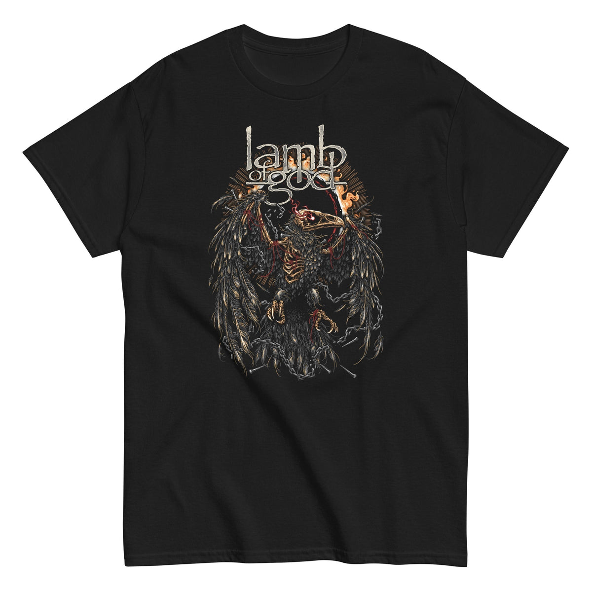 Lamb of God - Delusional Skull T-Shirt - Black