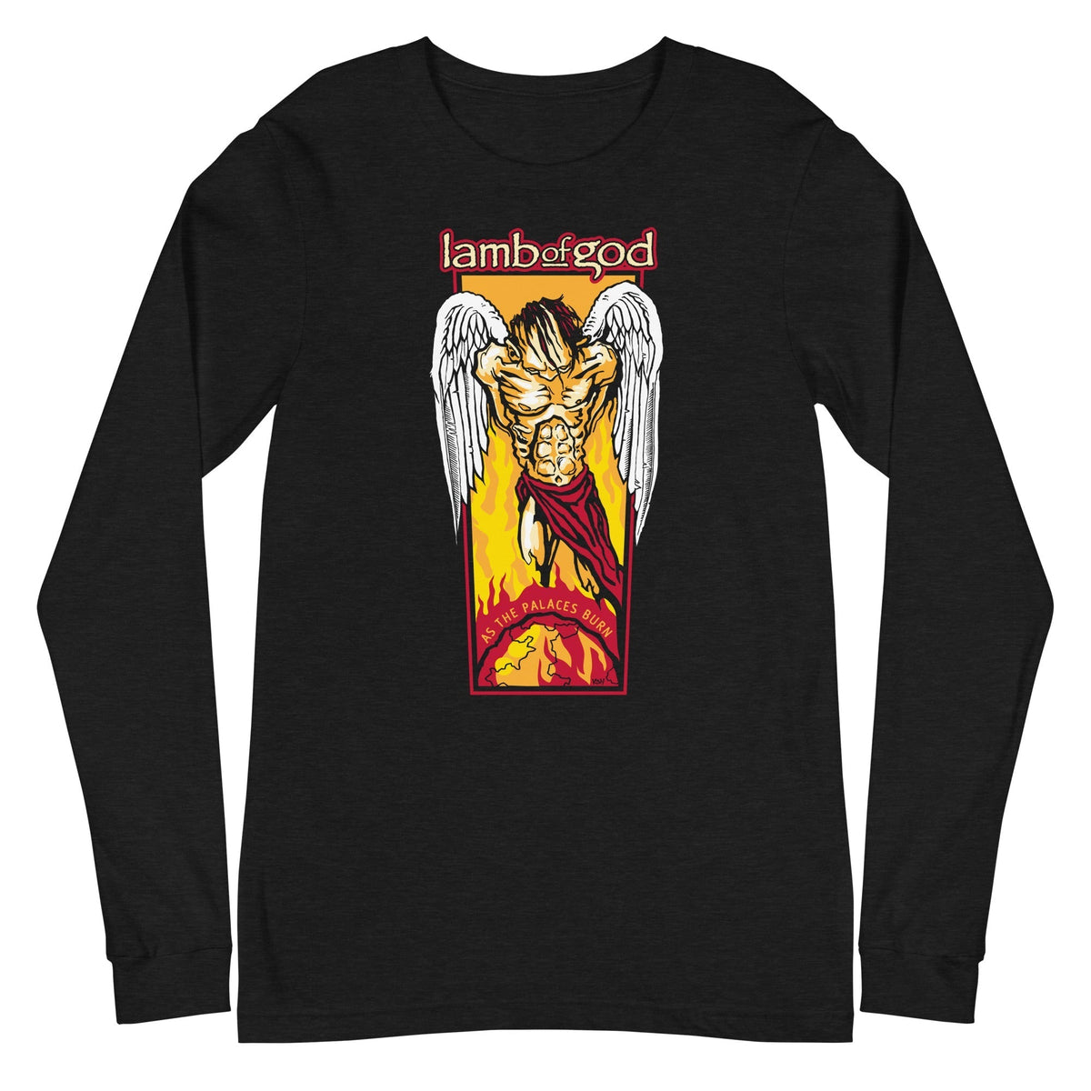 Lamb of God - Fallen Angel Long Sleeve T-Shirt - Black