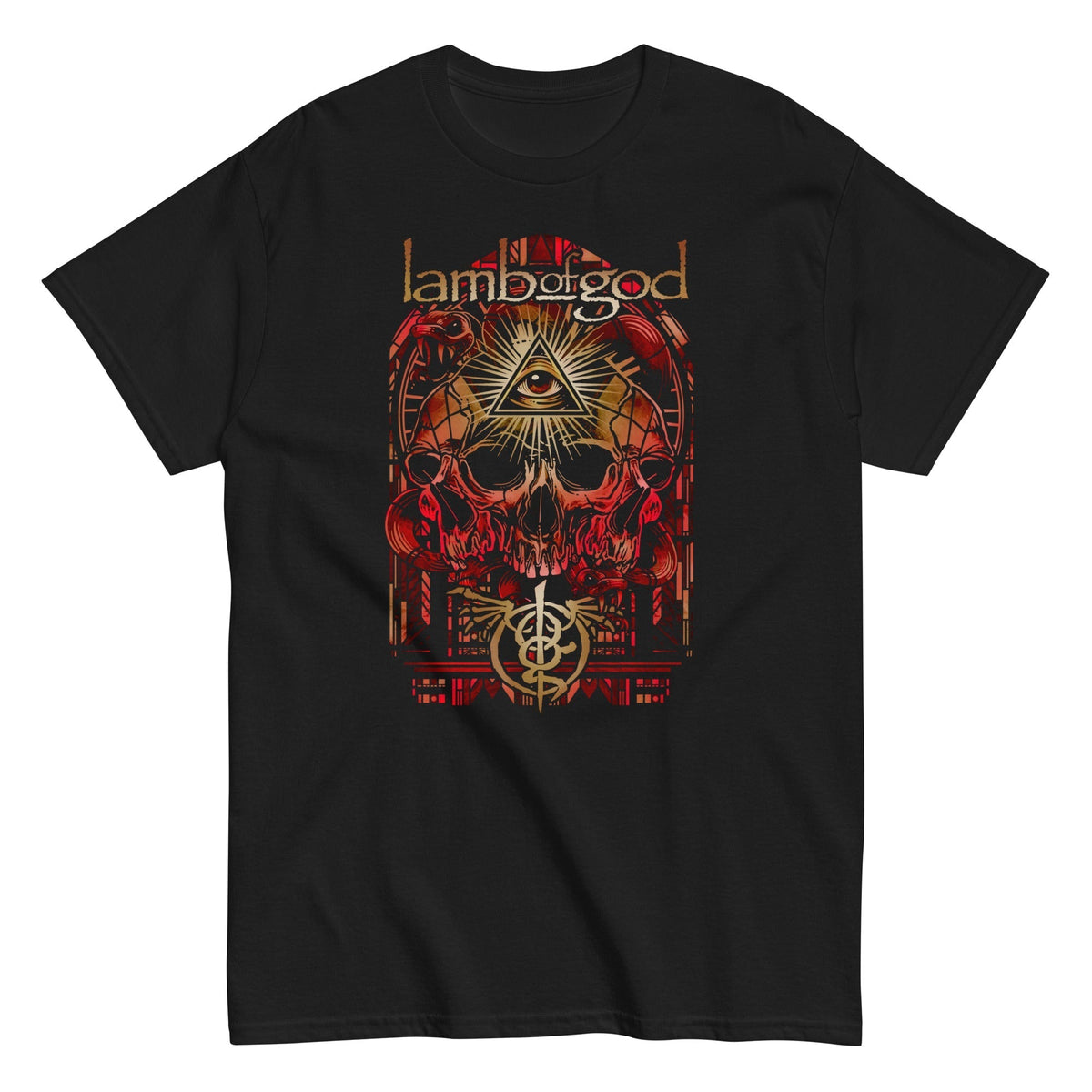 Lamb of God - Providence Skull T-Shirt - Black