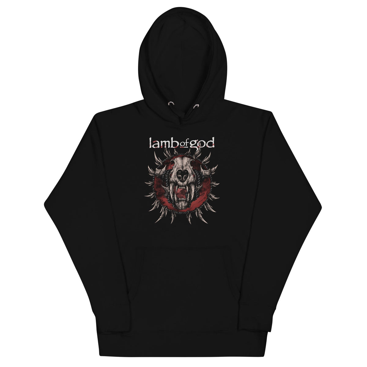 Lamb of God - Steer Skull Hoodie - Black