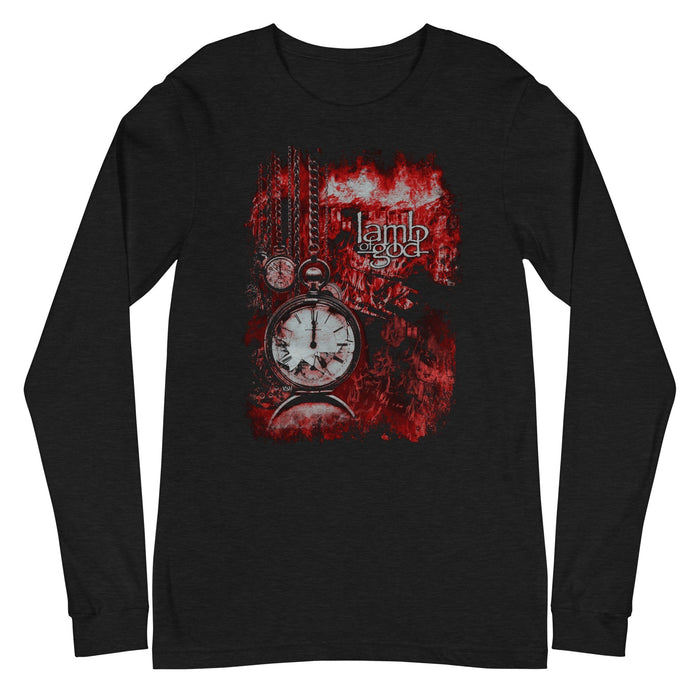 Lamb of God - Ticking Clock Long Sleeve T-Shirt - Black