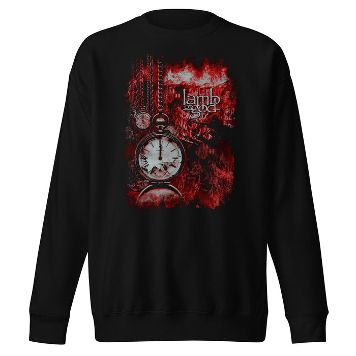 Lamb of God - Ticking Clock Sweatshirt - Black