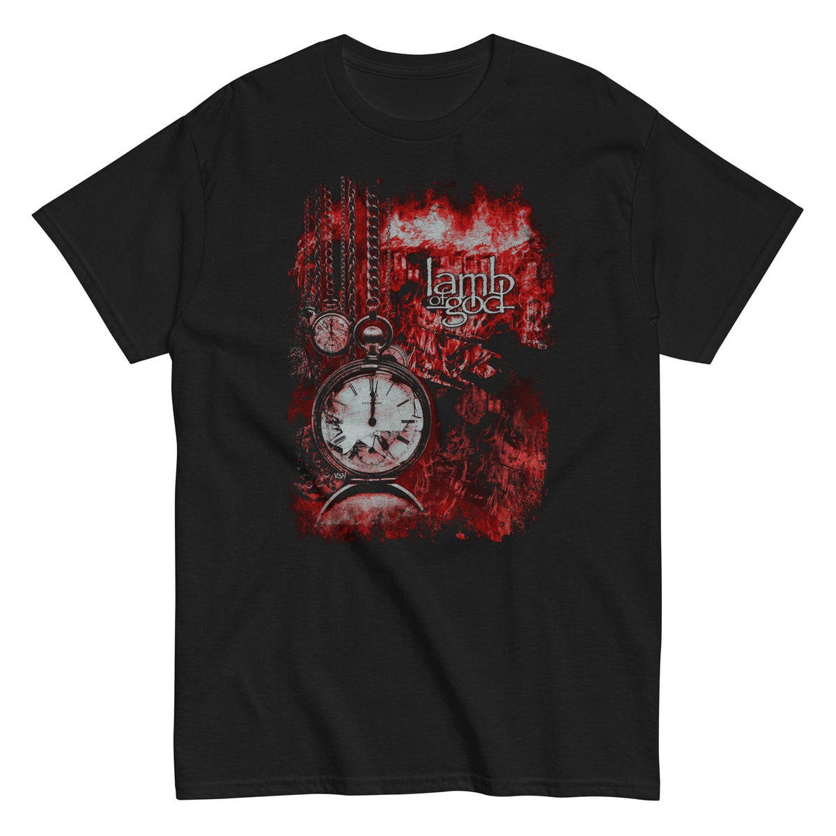 Lamb of God - Ticking Clock T-Shirt - Black