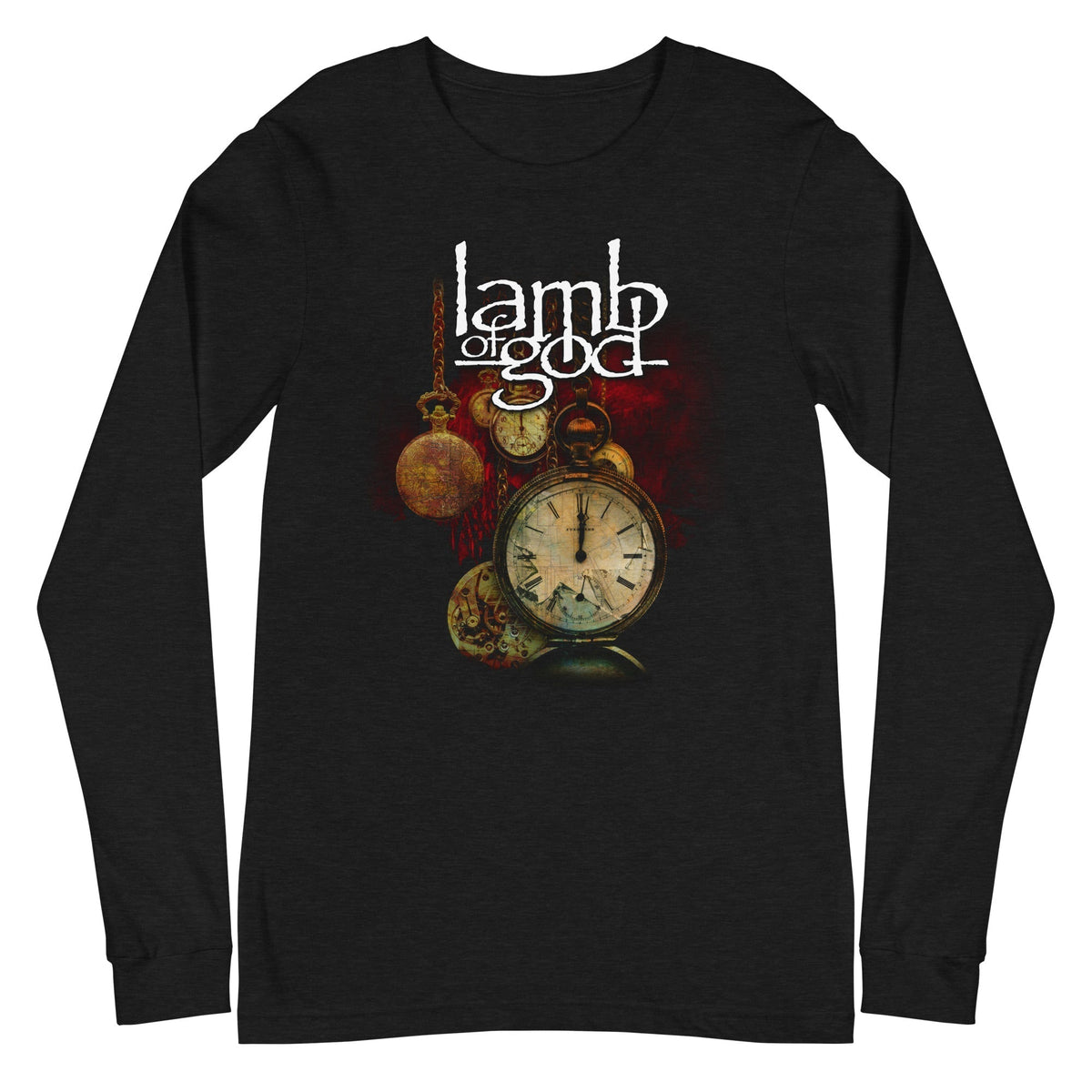 Lamb of God - Time and Again Long Sleeve T-Shirt - Black