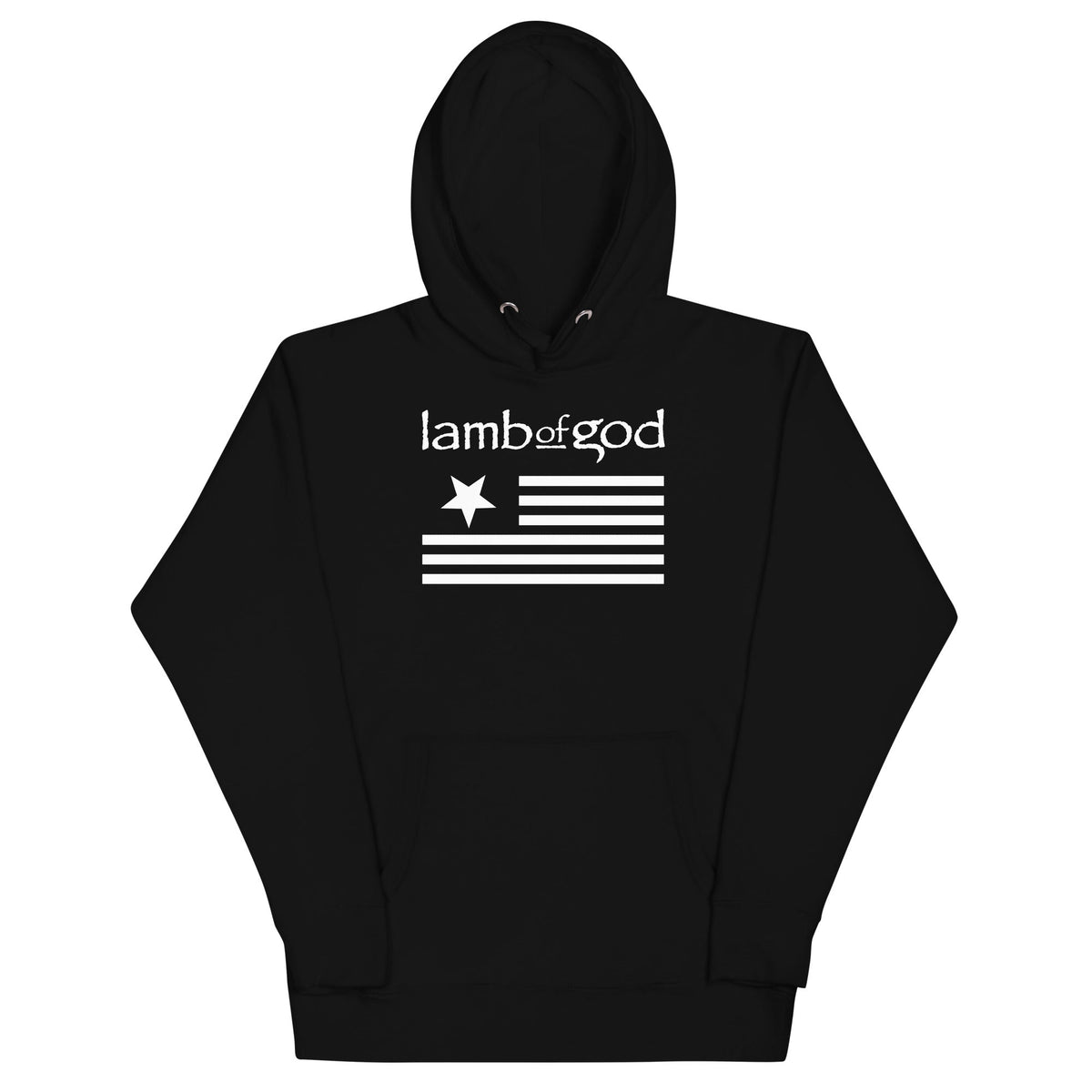 Lamb of God - White Flag Hoodie - Black