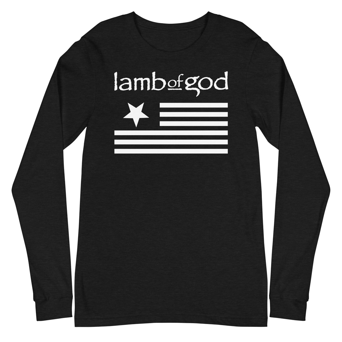 Lamb of God - White Flag Long Sleeve T-Shirt - Black