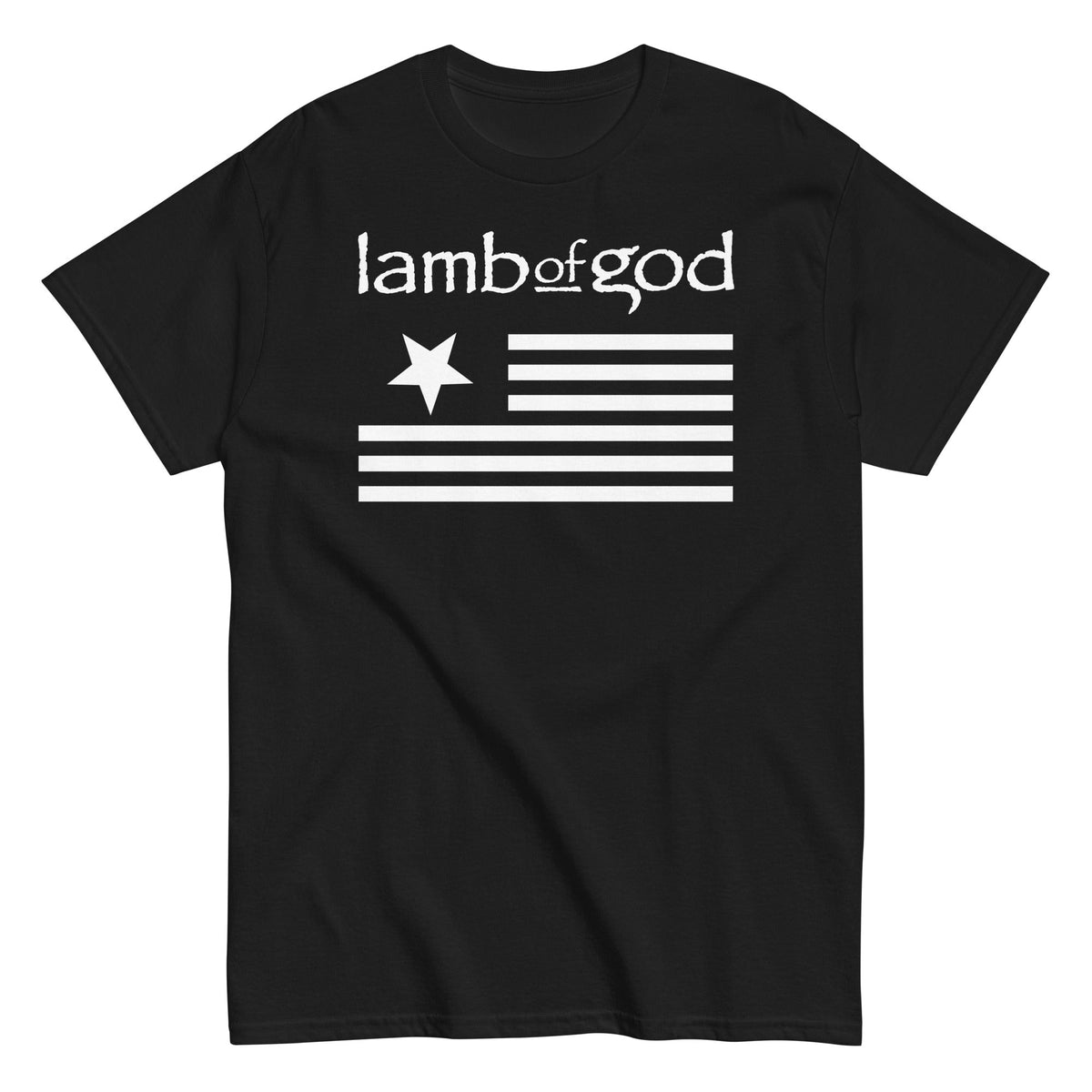 Lamb of God - White Flag T-Shirt - Black