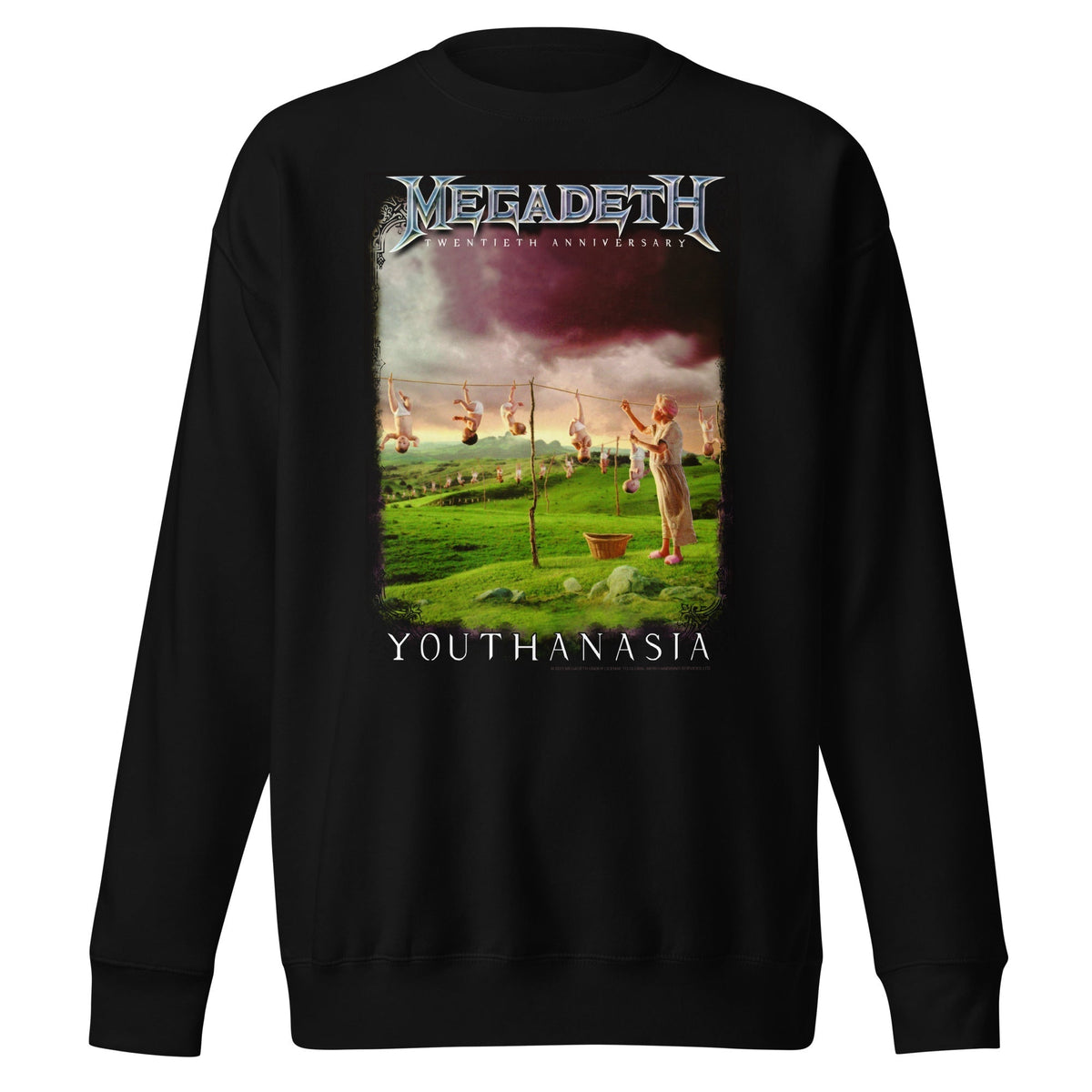 Megadeth - 20th Youthanasia Sweatshirt - Black