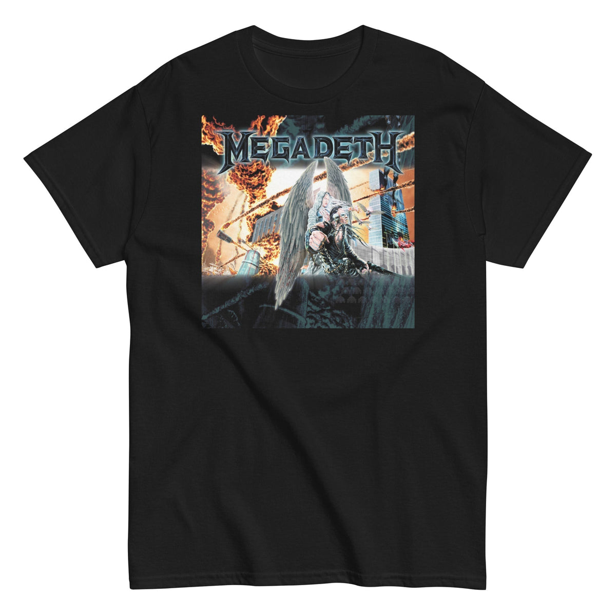 Megadeth - Angel Flames T-Shirt - Black