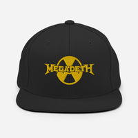 MerchMoment - Megadeth Black Nuclear Snapback Hat -