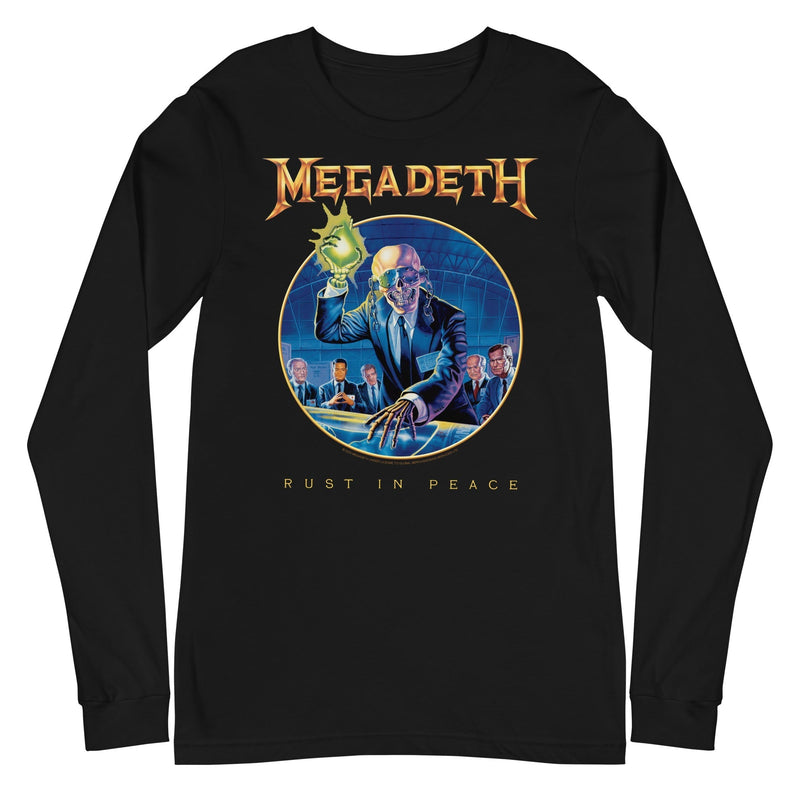 Megadeth - Circle of Rust Long Sleeve T-Shirt - Black