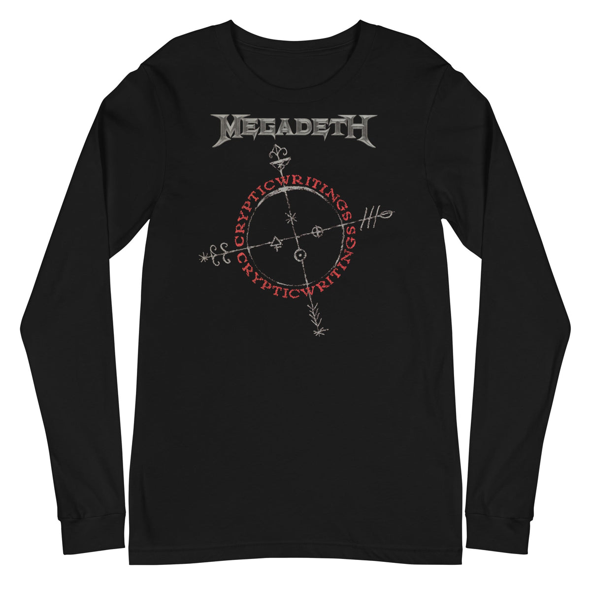 Megadeth - Cryptic Writings Long Sleeve T-Shirt - Black