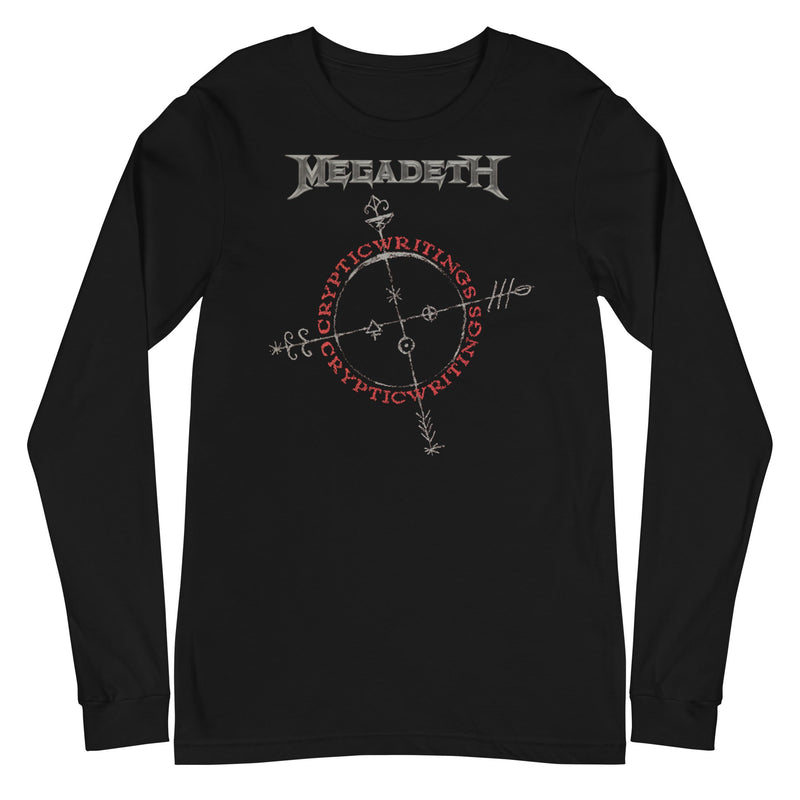 Megadeth - Cryptic Writings Long Sleeve T-Shirt - Black