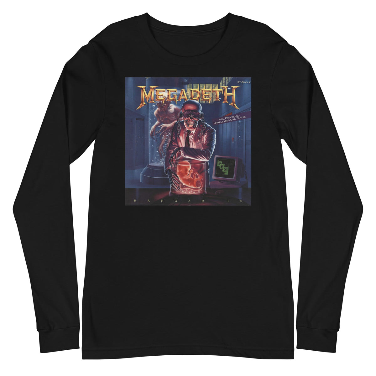 Megadeth - Hangar 18 Long Sleeve T-Shirt - Black