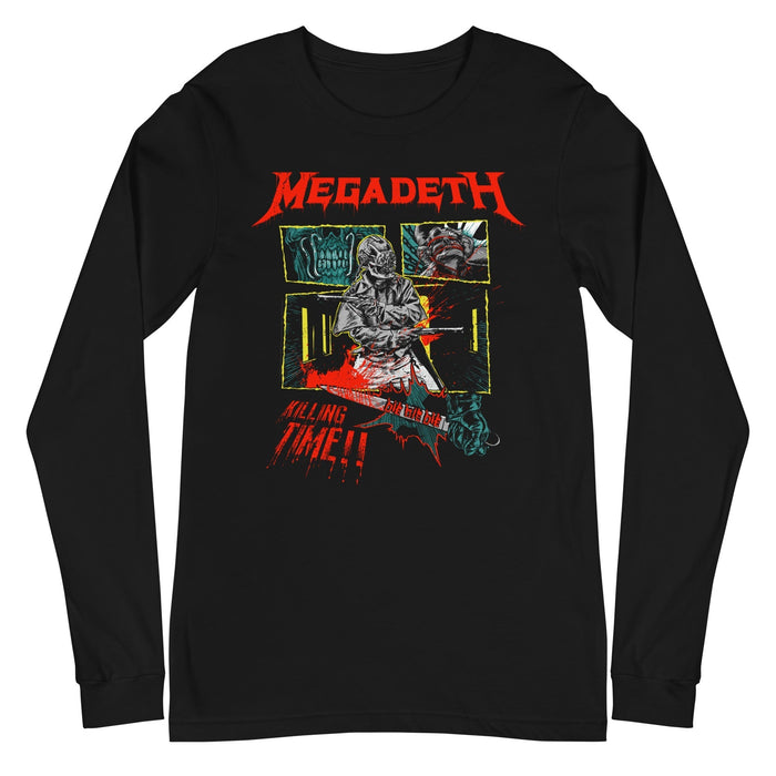 Megadeth - Killing Time Long Sleeve T-Shirt - Black