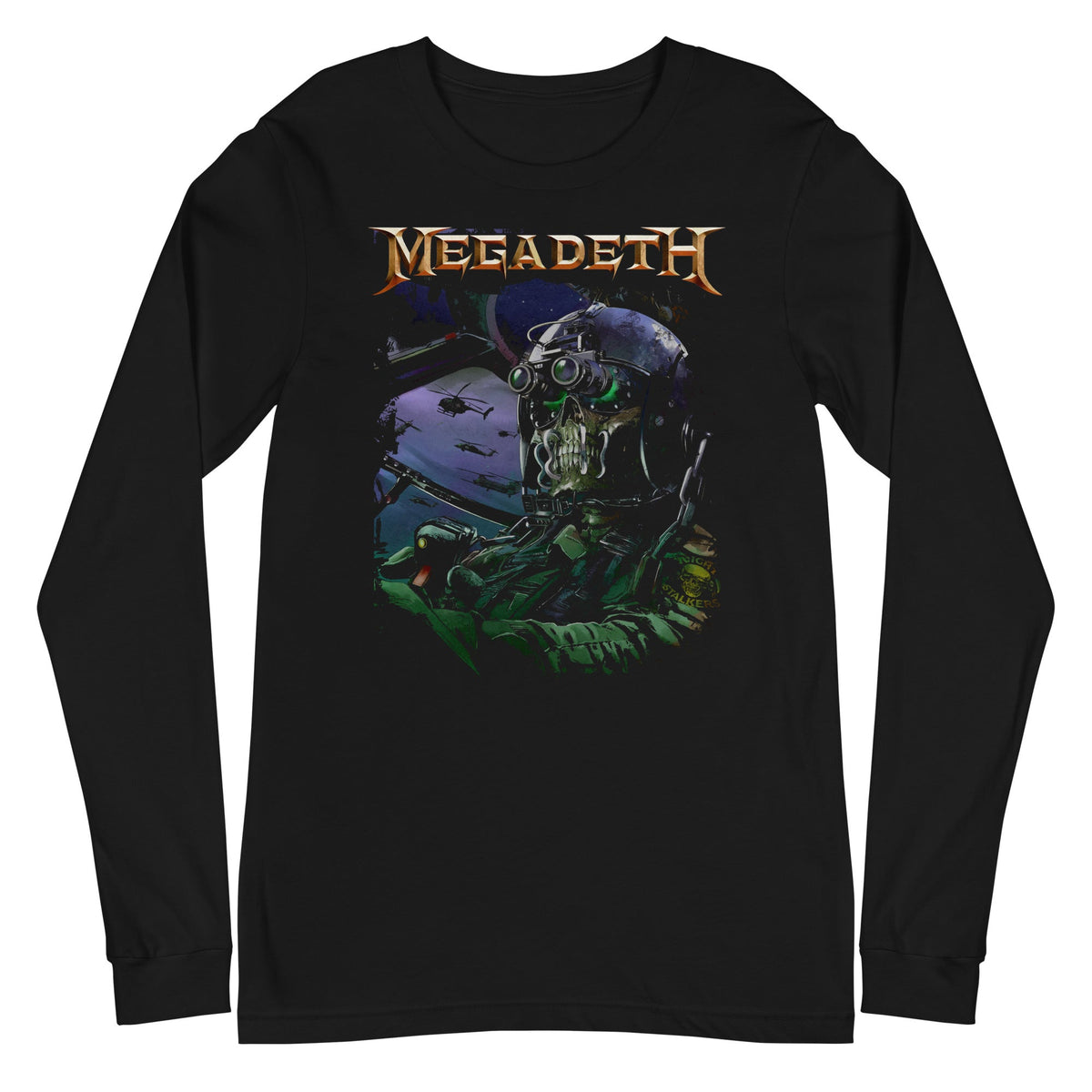 MerchMoment - Megadeth - Night Vision Long Sleeve T-Shirt -