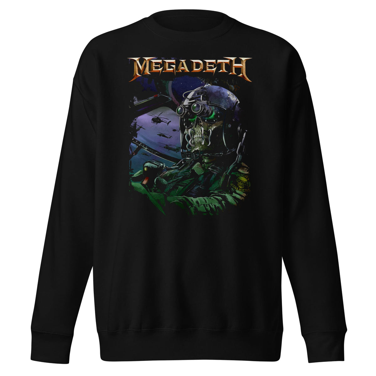 Megadeth - Night Vision Sweatshirt - Black