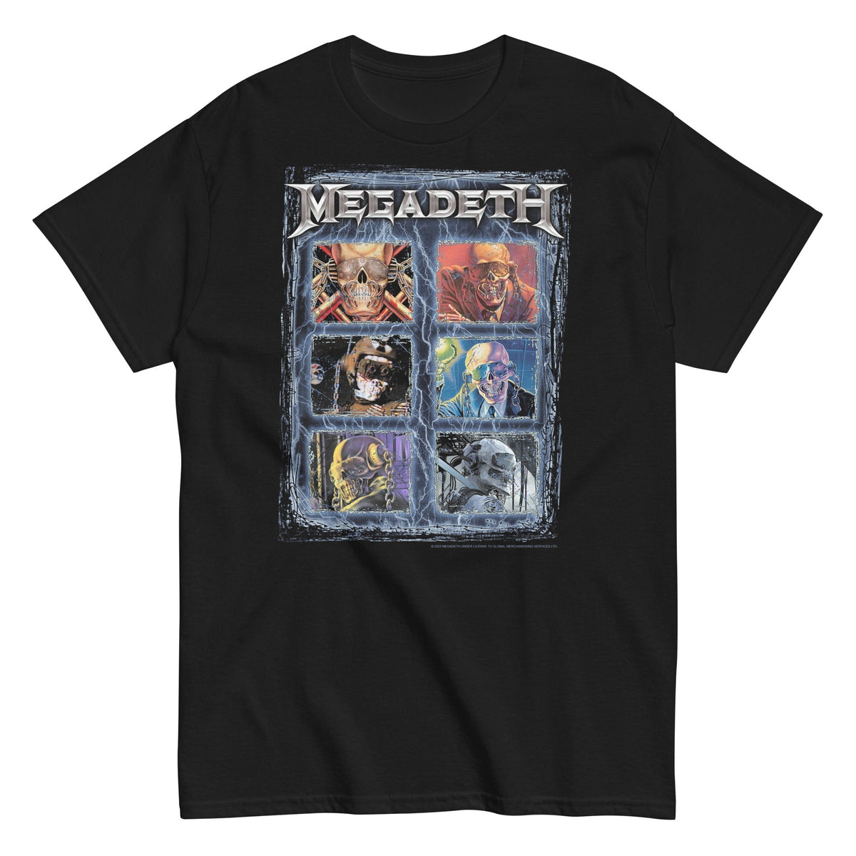 Megadeth - Six Vics T-Shirt - Black