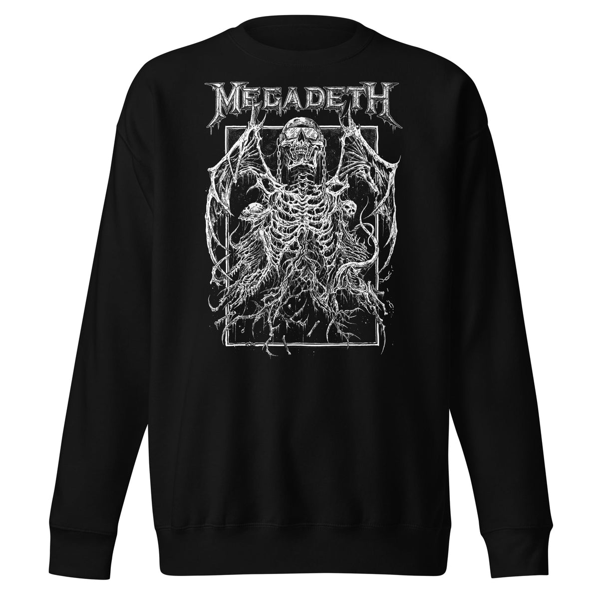 Megadeth - Skeleton Wings Sweatshirt - Black