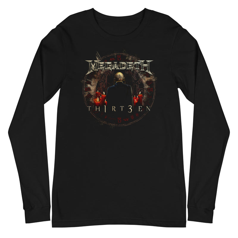 Megadeth - Th1rt3en Long Sleeve T-Shirt - Black