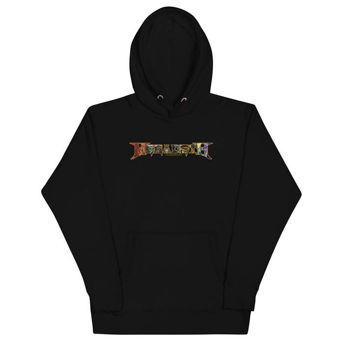 Megadeth - Vic Lettered Logo Hoodie - Black