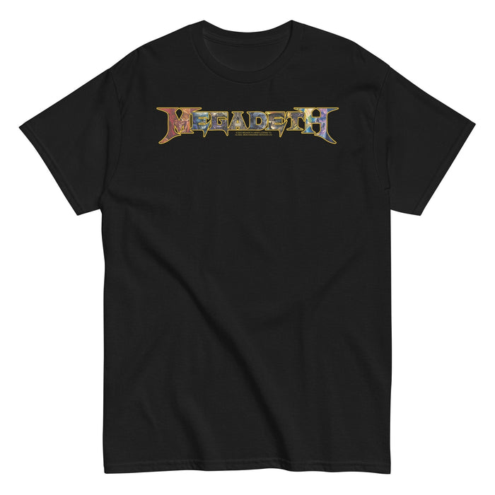 Megadeth - Vic Lettered Logo T-Shirt - Black