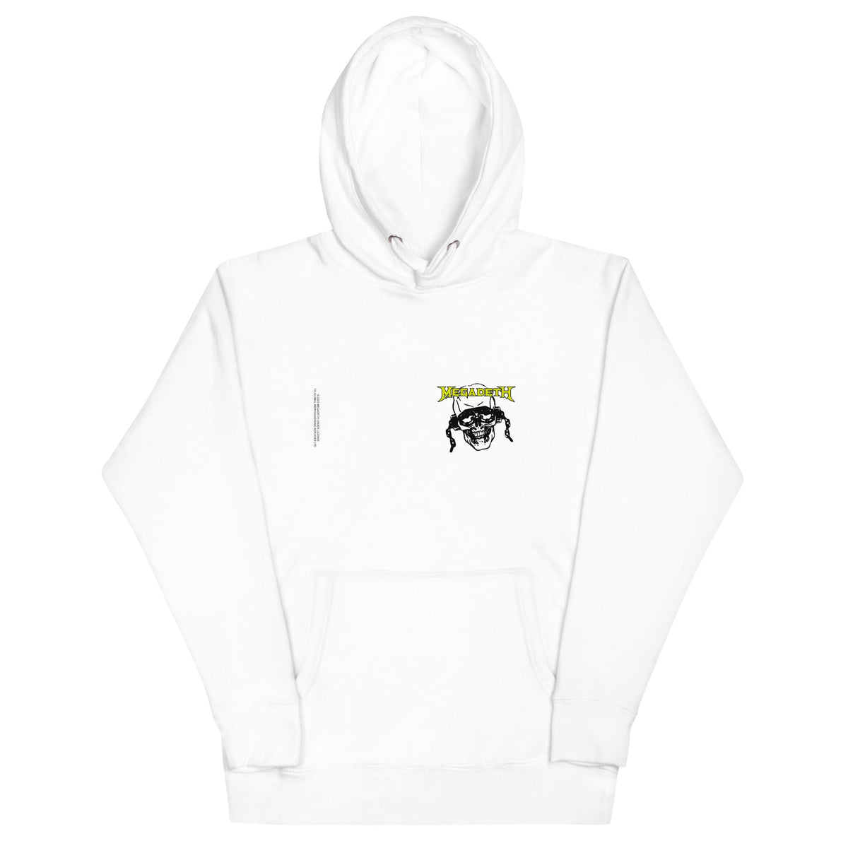 Megadeth - Vic Stamp Hoodie - White