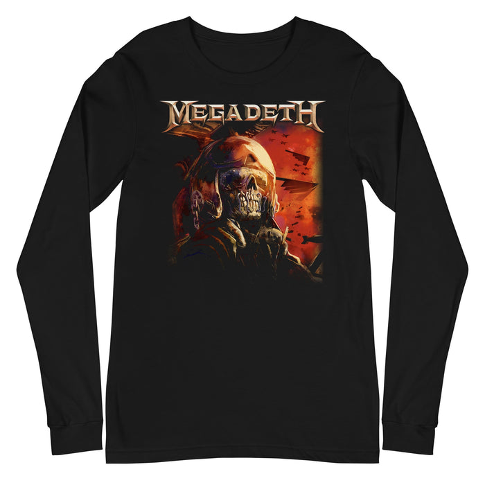 Megadeth - Vic Staring Long Sleeve T-Shirt - Black