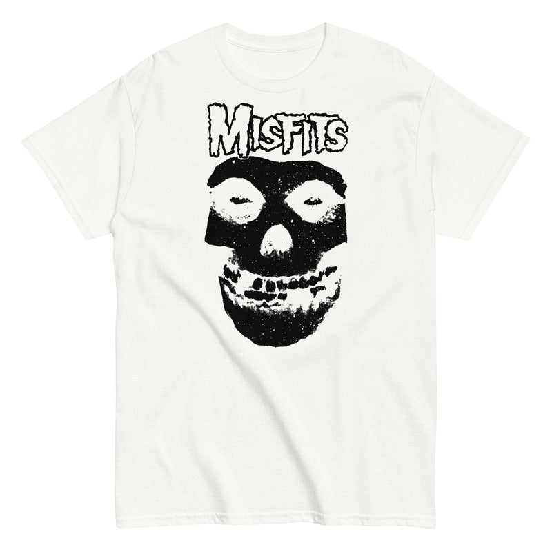 Misfits - Black Skull T-Shirt - White