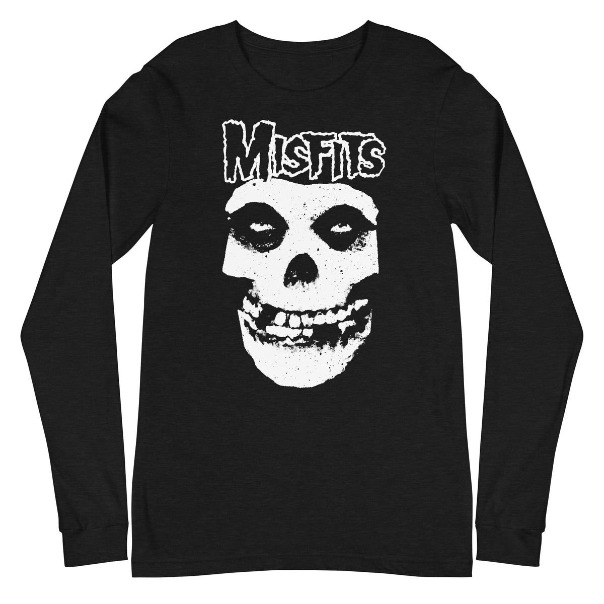 Misfits - Classic Skull Logo Long Sleeve T-Shirt - Black