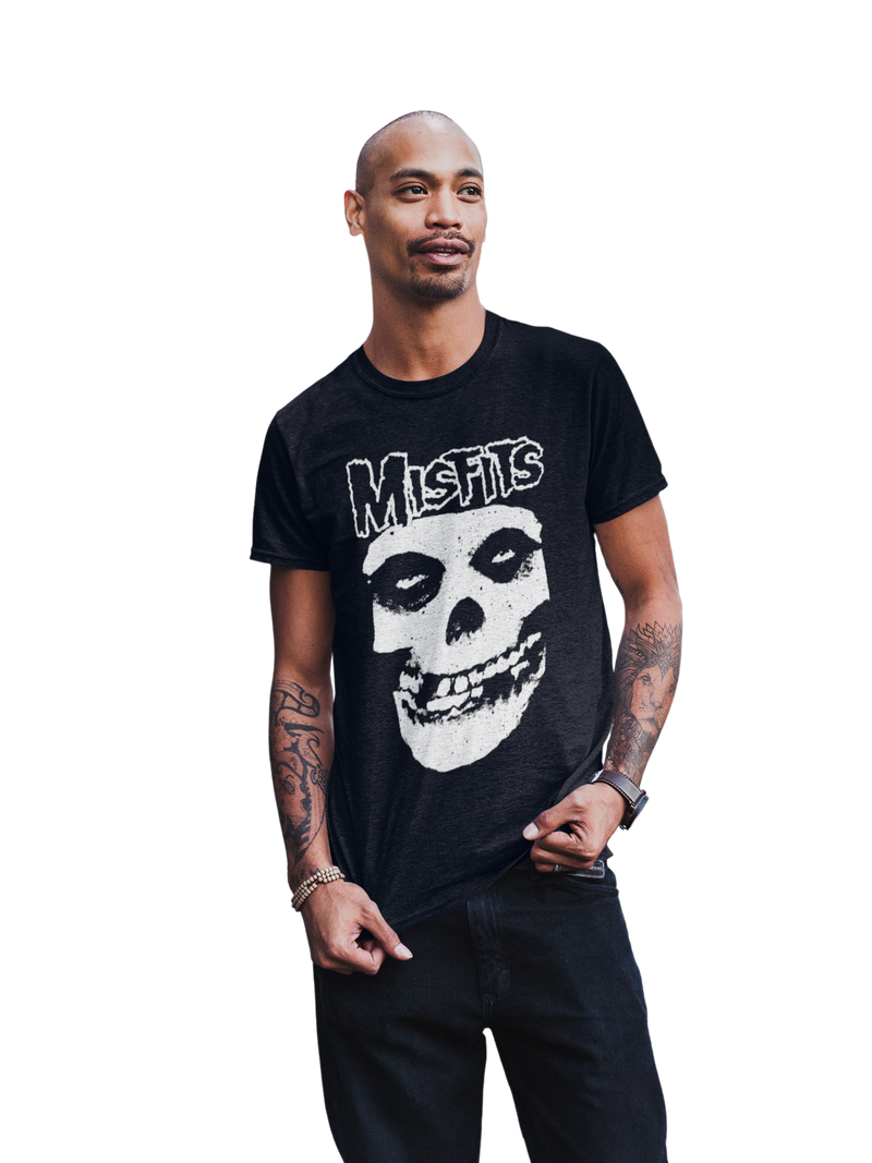 Misfits - Classic Skull T-Shirt - Black