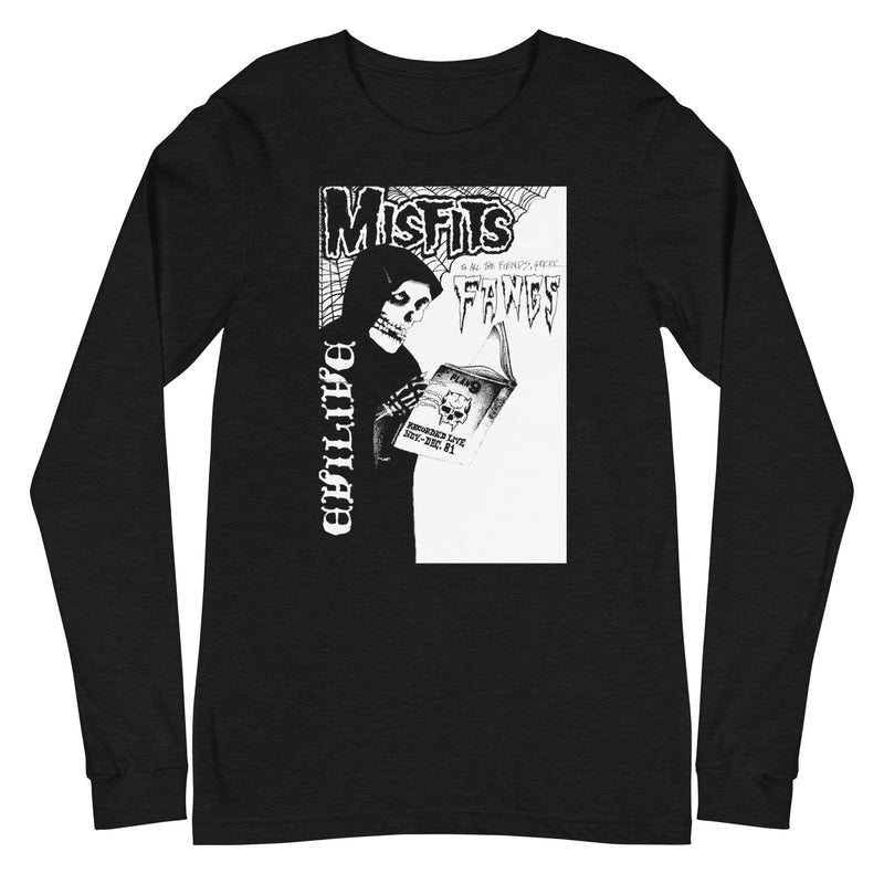 Misfits - Fangs Long Sleeve T-Shirt - Black