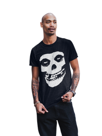 Misfits - Large Skull T-Shirt - Black