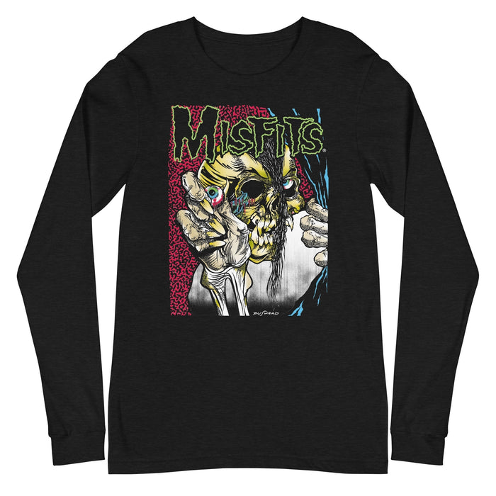 Misfits - Open Skull Long Sleeve T-Shirt - Black