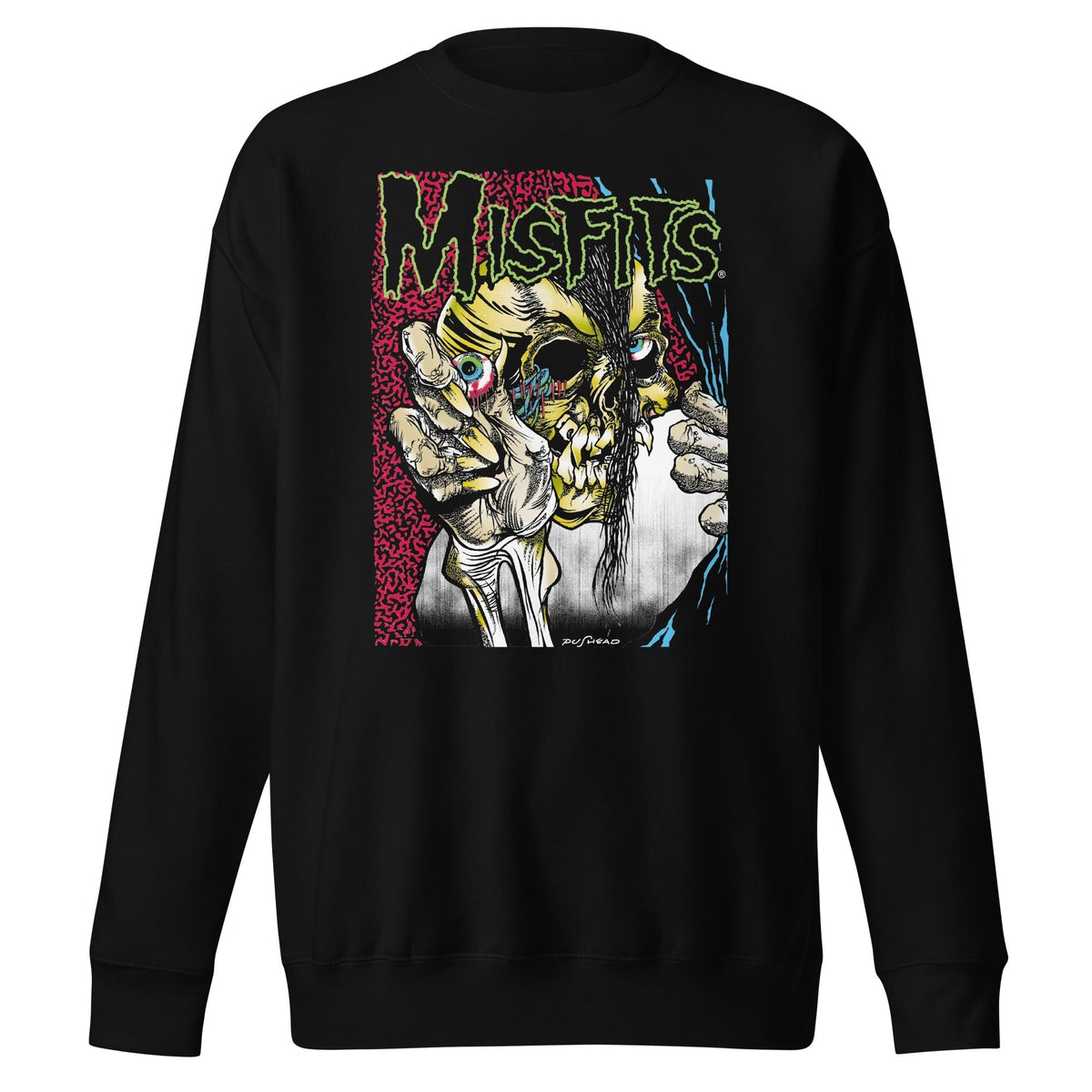 Misfits - Open Skull Sweatshirt - Black