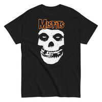 Misfits - Orange Skull T-Shirt - Black