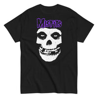 Misfits - Purple Skull T-Shirt - Black