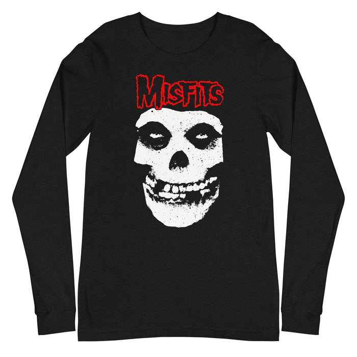 MerchMoment - Misfits - Red Skull Long Sleeve T-Shirt -